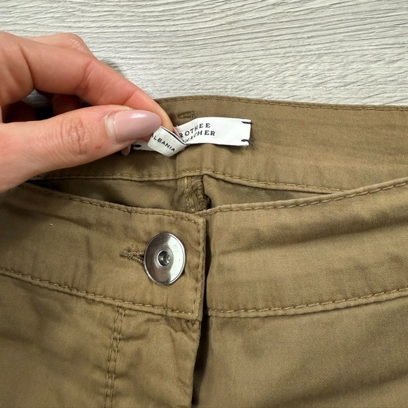 Dorothee Schumacher Skinny Mid Rise Brown Chino Pants - Picture 7 of 14